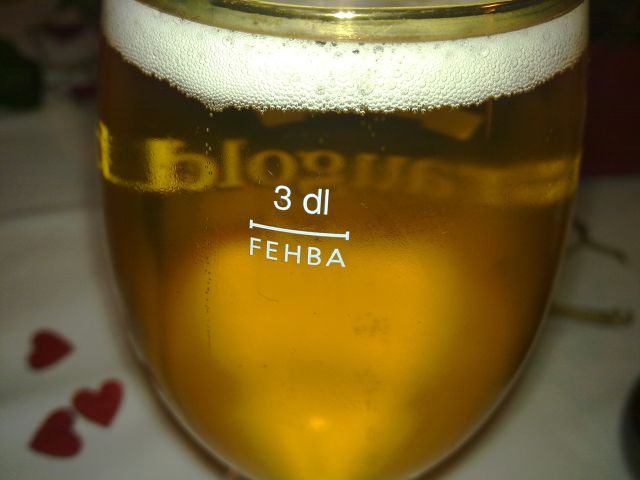 Bierglas Füllstrich, 0,3l FEHBA