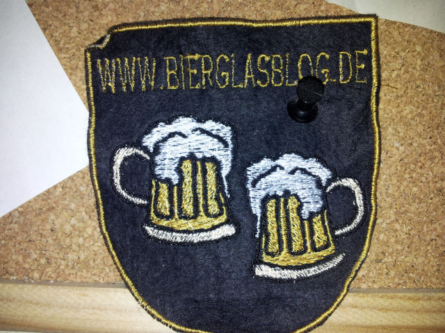 Bierglasblog Aufnäher